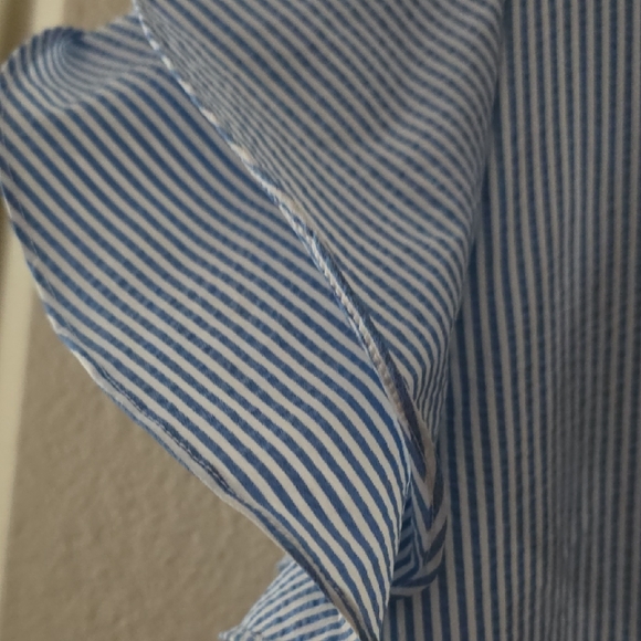 Vineyard Vines Navy and White Striped Dress. - Picture 3 of 5